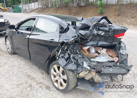 2013 Hyundai Elantra Gls/Limited from USA, damaged, VIN 5NPDH4AE0DH263352